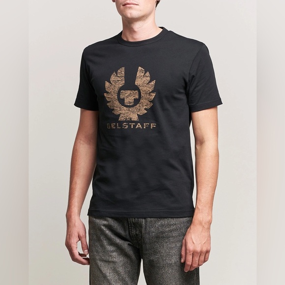 Belstaff Other - Belstaff England Men’s Coteland Logo Crew Tee in black in 100% cotton